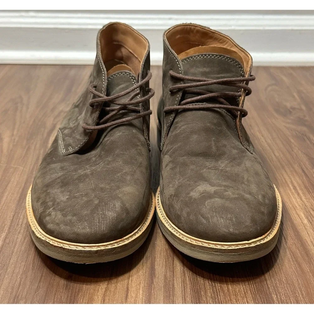 Clarks Atticus Limit Suede Chukka Desert Brown Boots Shoes Men's Size 10